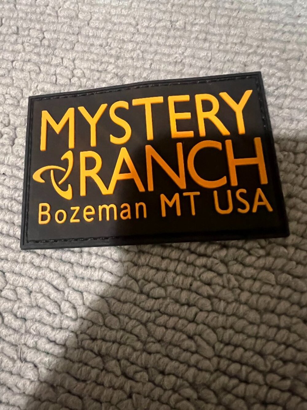 Mystery Ranch Outdoor Logo Hook & Loop Embroidered Patch